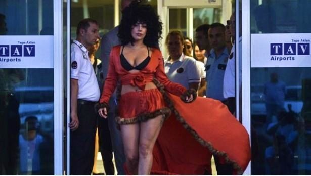 Lady Gaga İstanbul'a Geldi